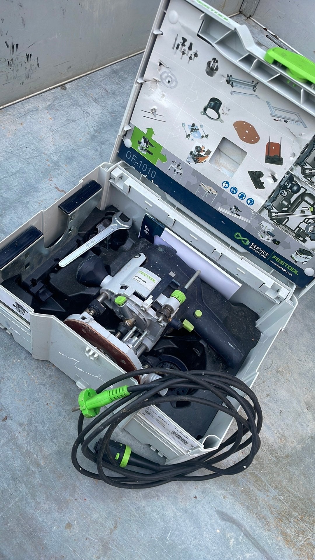 Festool QF 1010 bovenfrees, Enlèvement ou Envoi, Comme neuf, Routeur