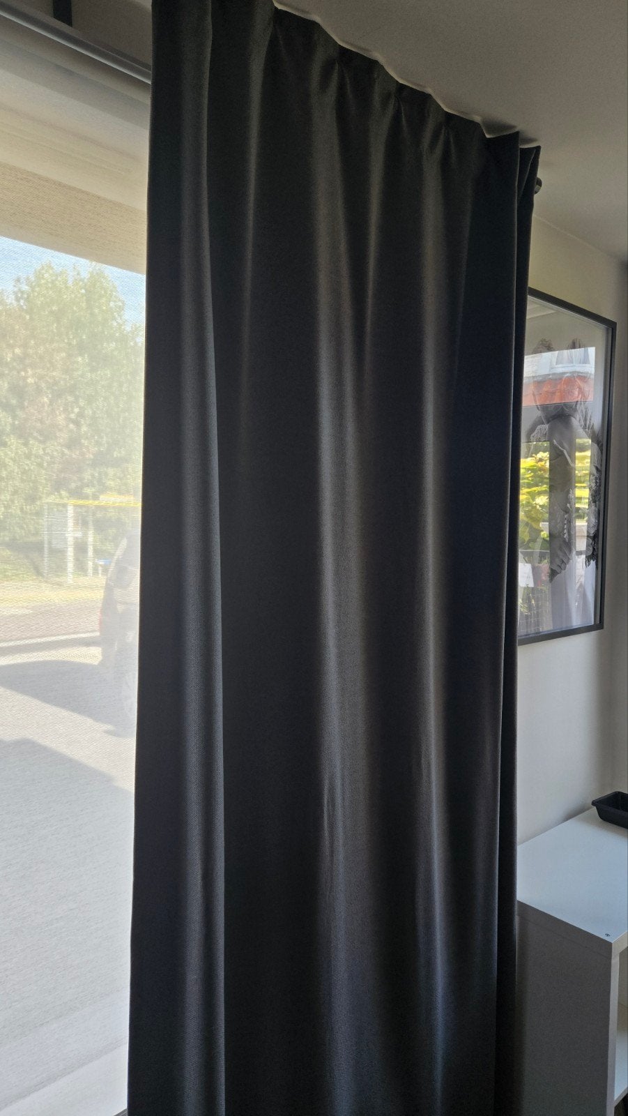 Verduisterende overgordijnen incl. accessoires, Huis en Inrichting, Overgordijn, 150 cm, Ophalen of Verzenden, Zo goed als nieuw