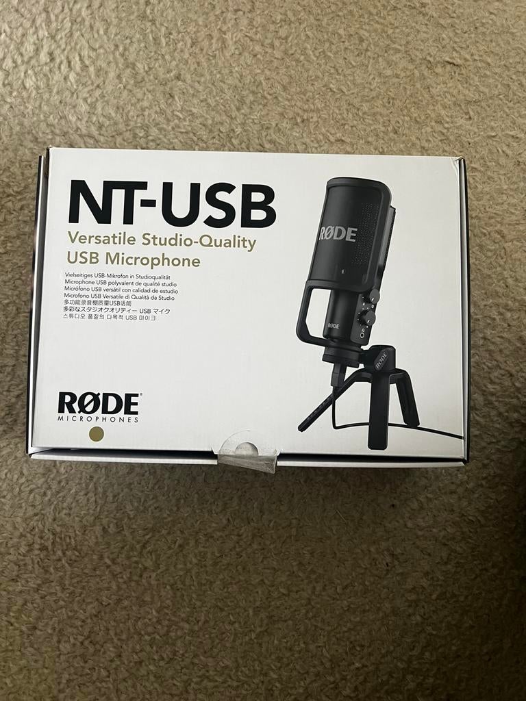 Rode NT-USB nieuwstaat, Musique & Instruments, Microphones, Enlèvement, Comme neuf