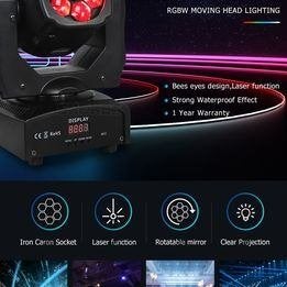 Nieuwe First Class 6 x 25W RGBW 6 Eye Led Moving Head, Muziek en Instrumenten, Ophalen of Verzenden, Nieuw, Licht, Geluidgestuurd