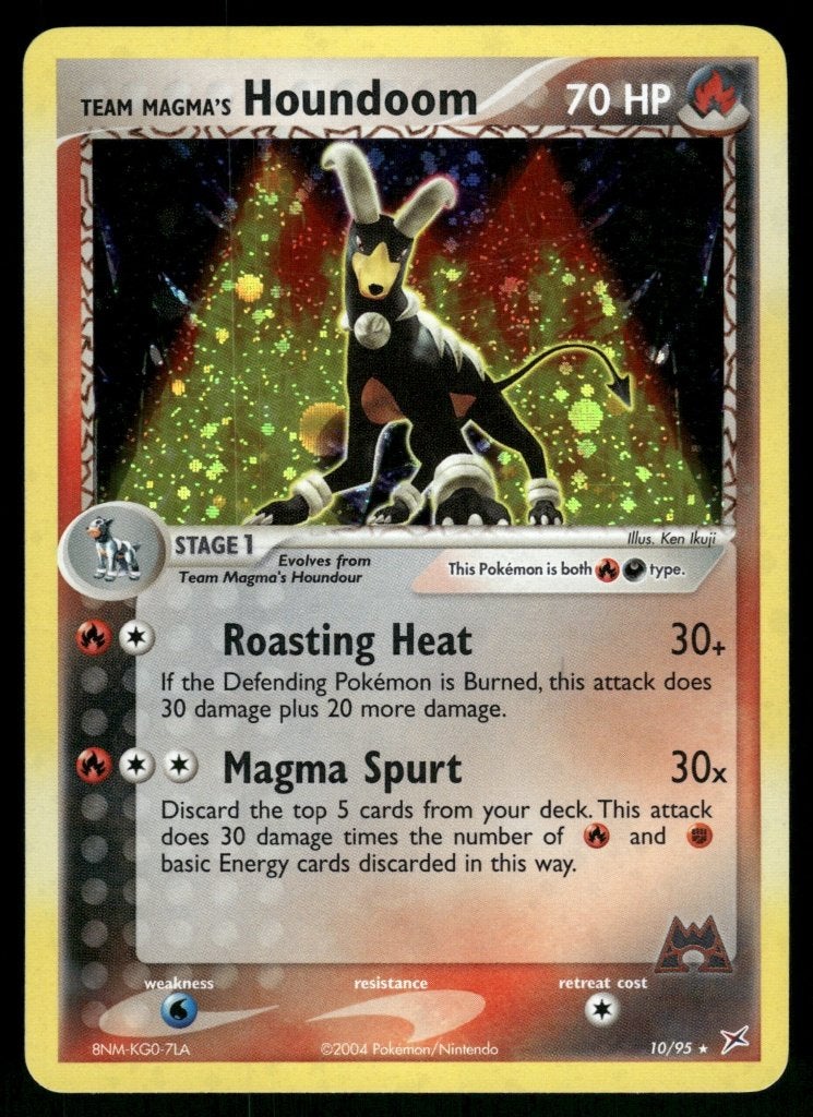 Team Magma's Houndoom 10/95 - Team Magma vs Team Aqua, Verzenden, Gebruikt