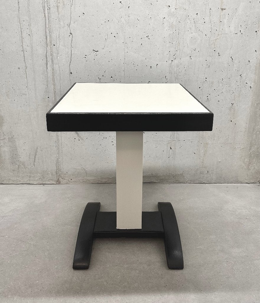 Table bistro 1930 Art Déco remise en état, 50 – 75, 50 à 100 cm, Enlèvement, 50 à 100 cm