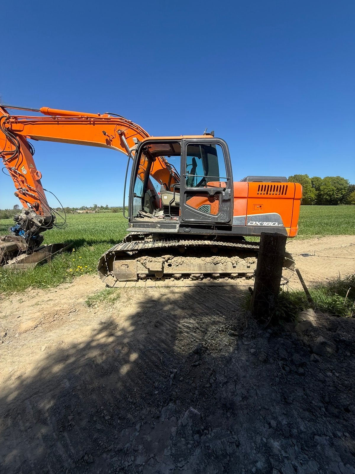 Doosan dx 180, Enlèvement