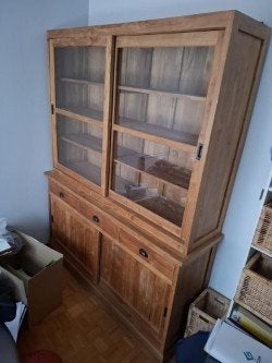 Vol Teak wandkast, Ophalen, 200 cm of meer, 150 tot 200 cm, Teakhout