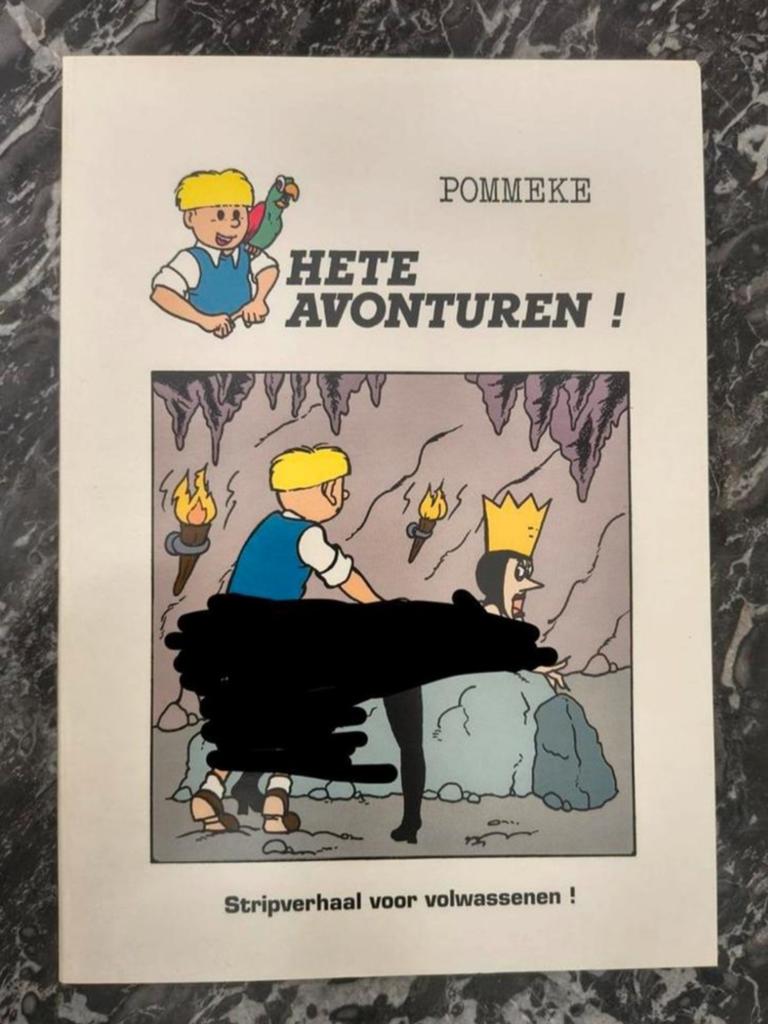 Zeldzaam 1994 Erotisch Stripverhaal Pommeke Hete Avonturen, Ophalen