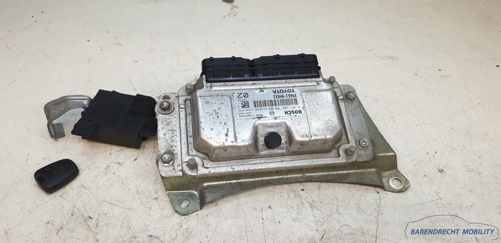 Motorcomputer ECU Aygo 107 C1 Toyota Startset 89661-0H022 st, Info@toyota.co.jp, Gebruikt, Citroën, Toyota Motor Corporation