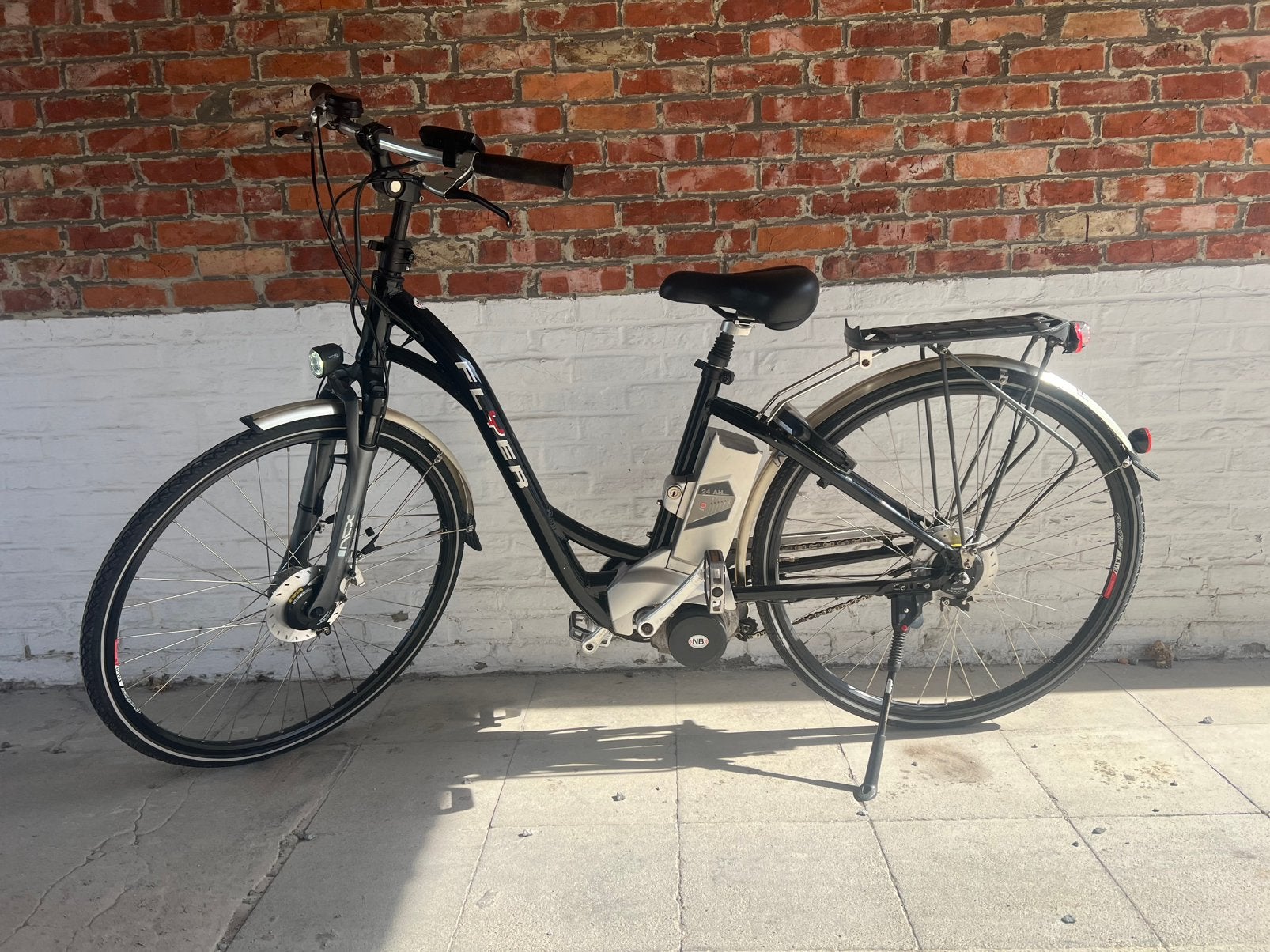 Elektrische fiets flyer met middenmotor, Fietsen en Brommers, Ophalen, Zo goed als nieuw