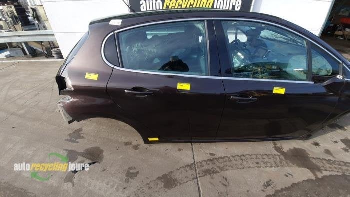 Portier 4Deurs rechts-achter van een Peugeot 208 (KJX), Gebruikt, -, Deur, -