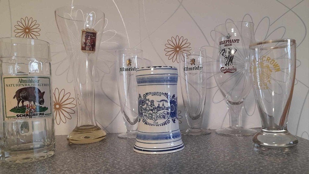 Diverse bierglazen, Collections, Enlèvement ou Envoi, Comme neuf, Verre à bière