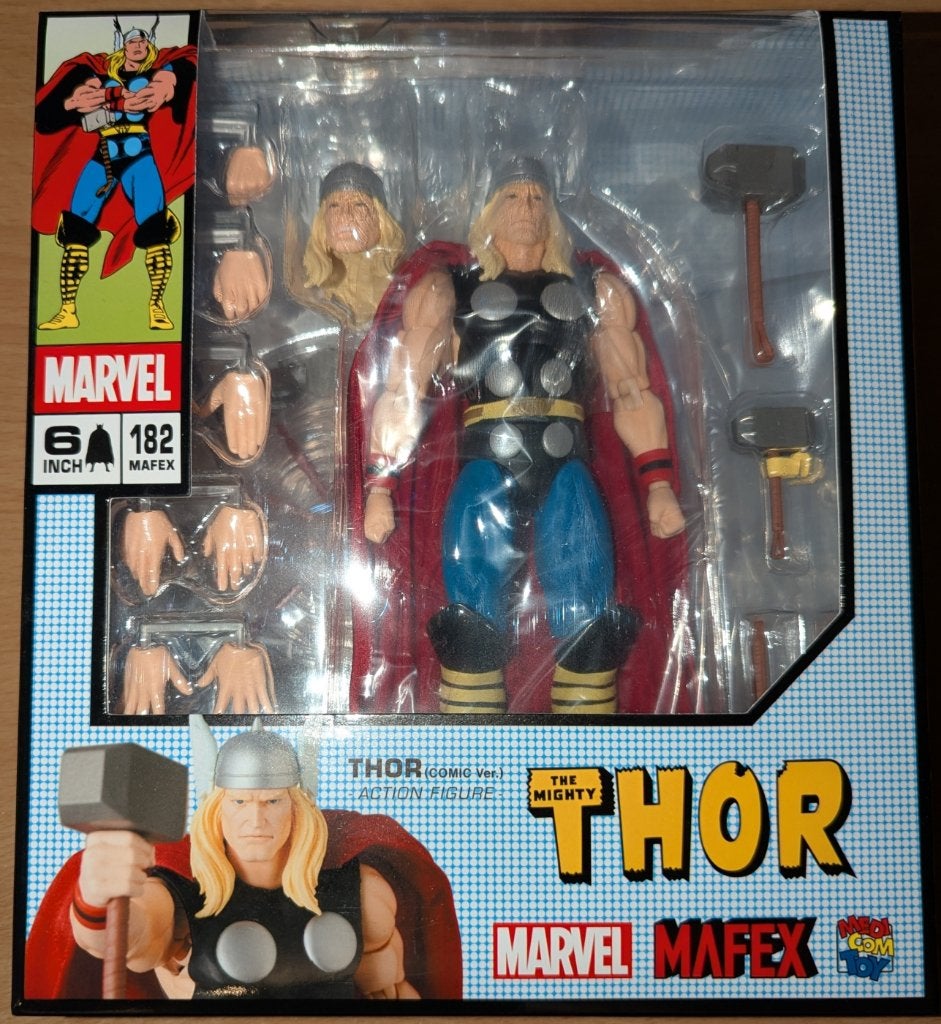 Medicom Toy MAFEX 182 Thor Comic The Mighty Thor Avengers, Envoi, Comme neuf