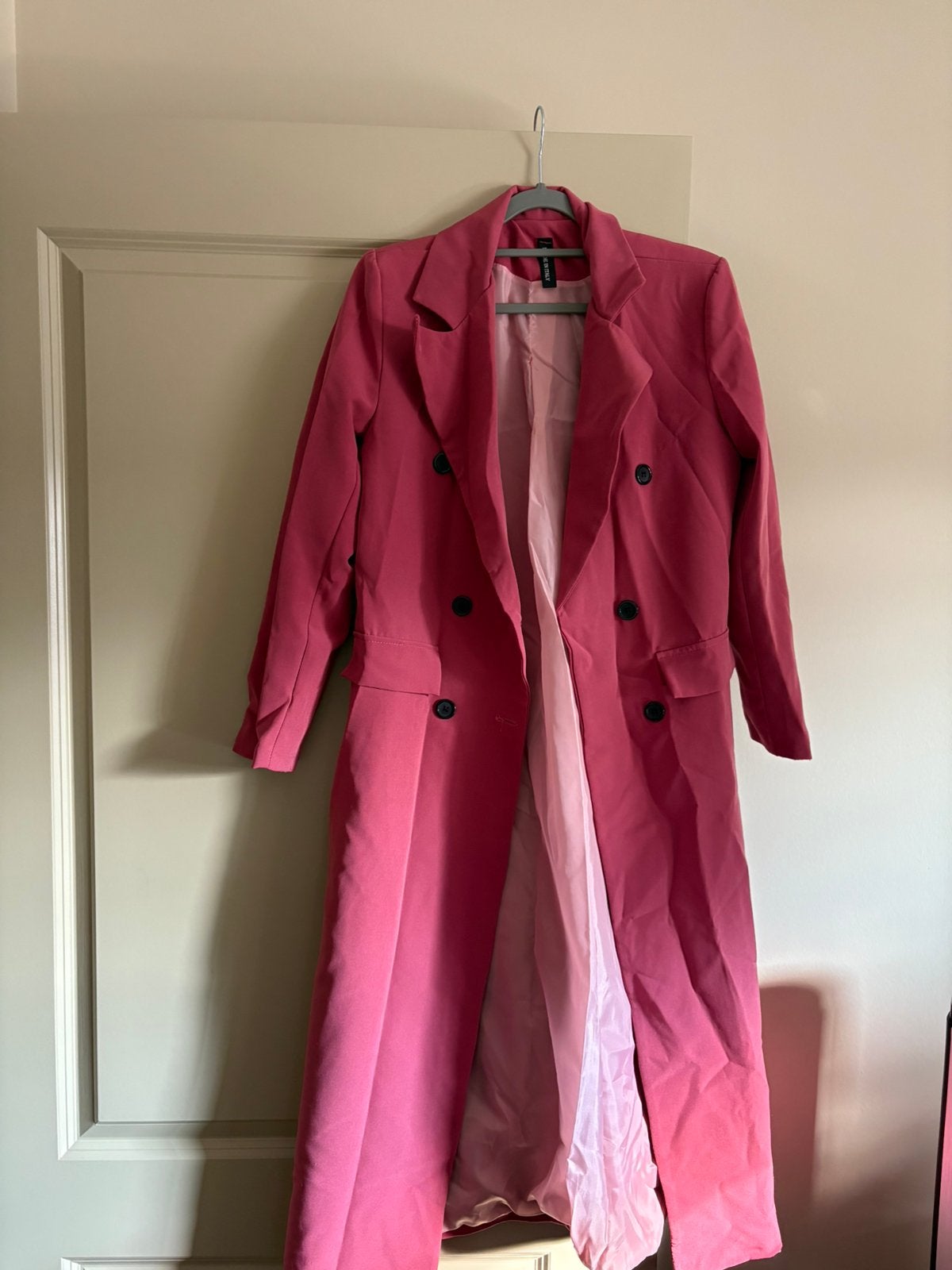 Mantel, Kleding | Dames, Jassen | Zomer, Ophalen of Verzenden, Zo goed als nieuw, Maat 36 (S), Roze