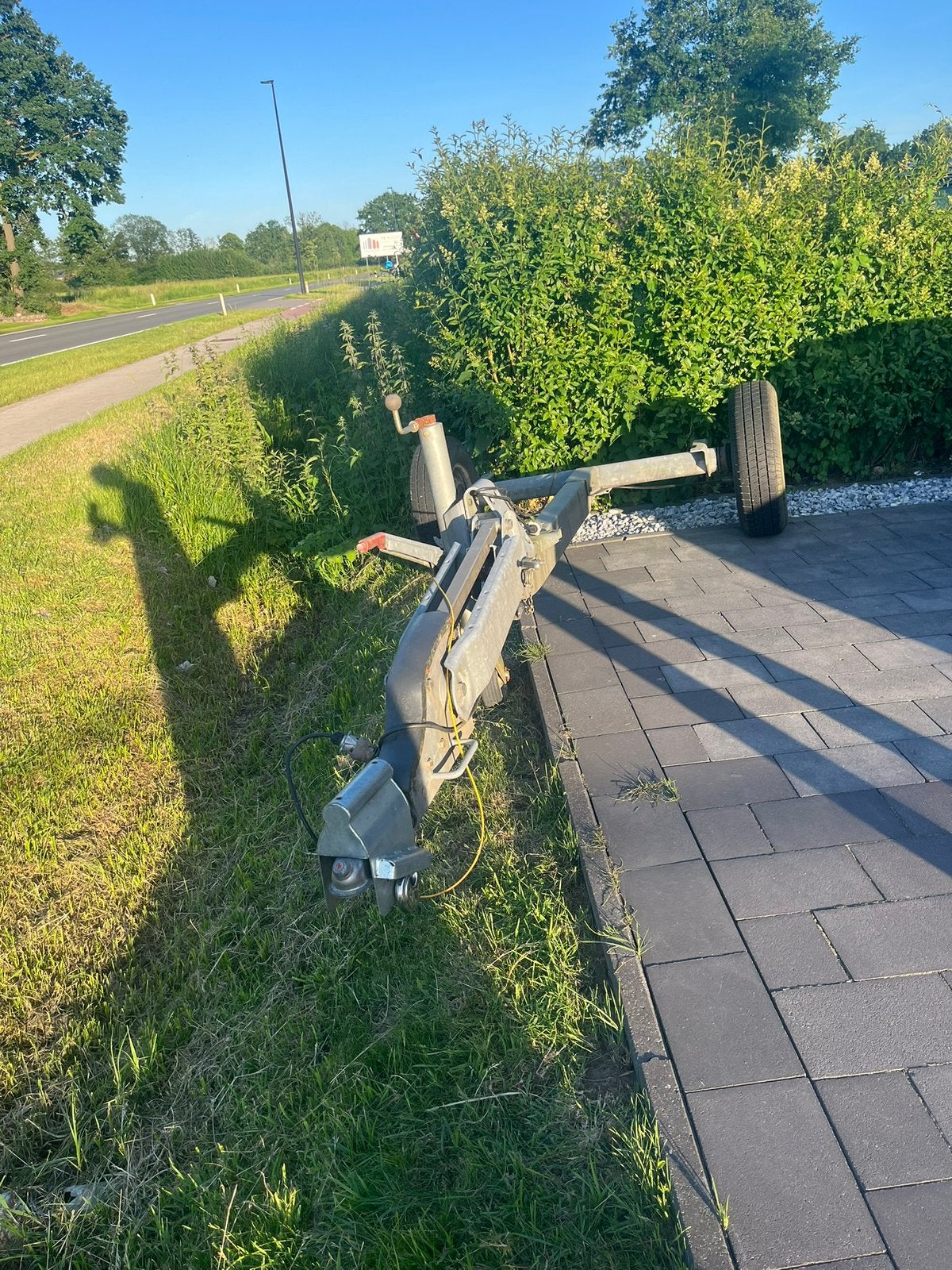 As aanhangwagen 2T, Ophalen, Zo goed als nieuw