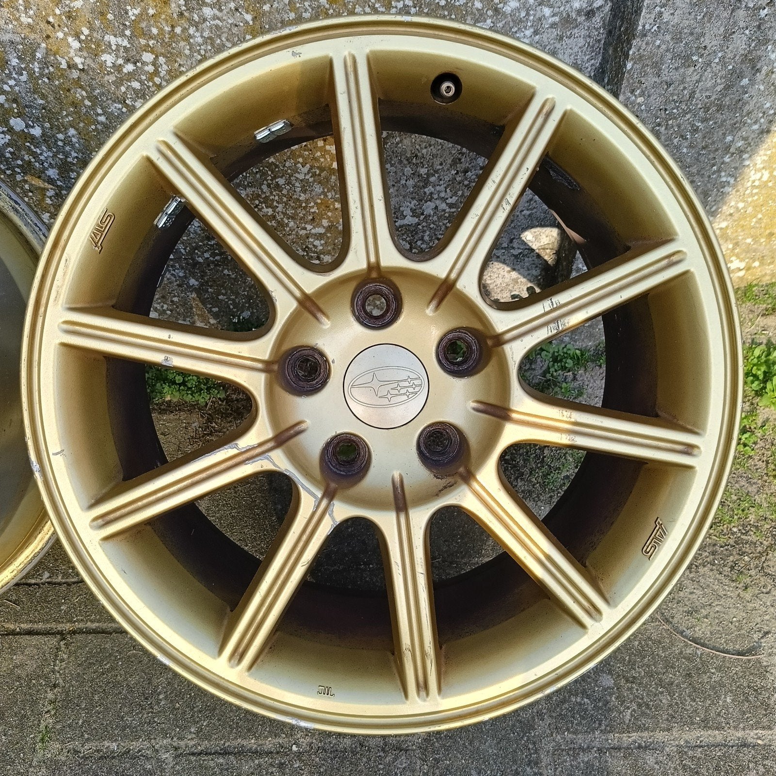SUBARU WRX STI Velgen ENKEI OEM, Ophalen, Gebruikt, Velg(en), 17 inch