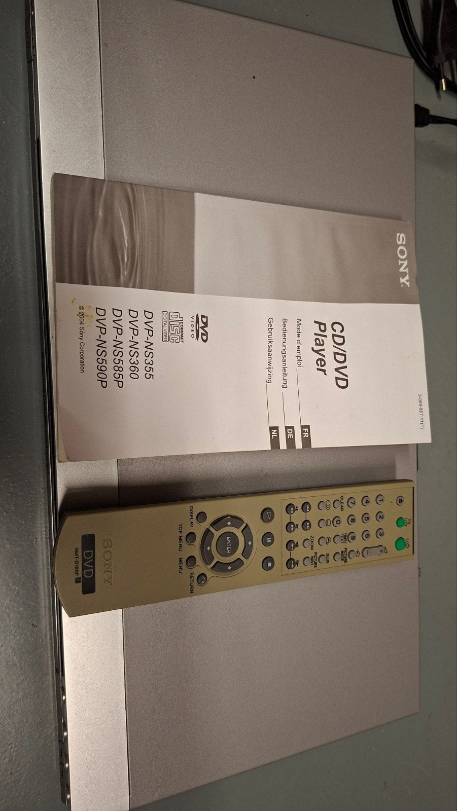 Lecteur CD/DVD Sony DVP-NS355, Enlèvement ou Envoi, Lecteur DVD, Sony