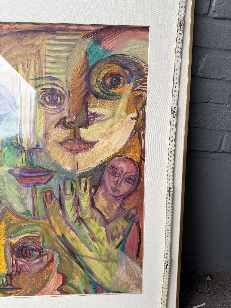 Patrick Boudon – Grande peinture originale – Signée, Enlèvement