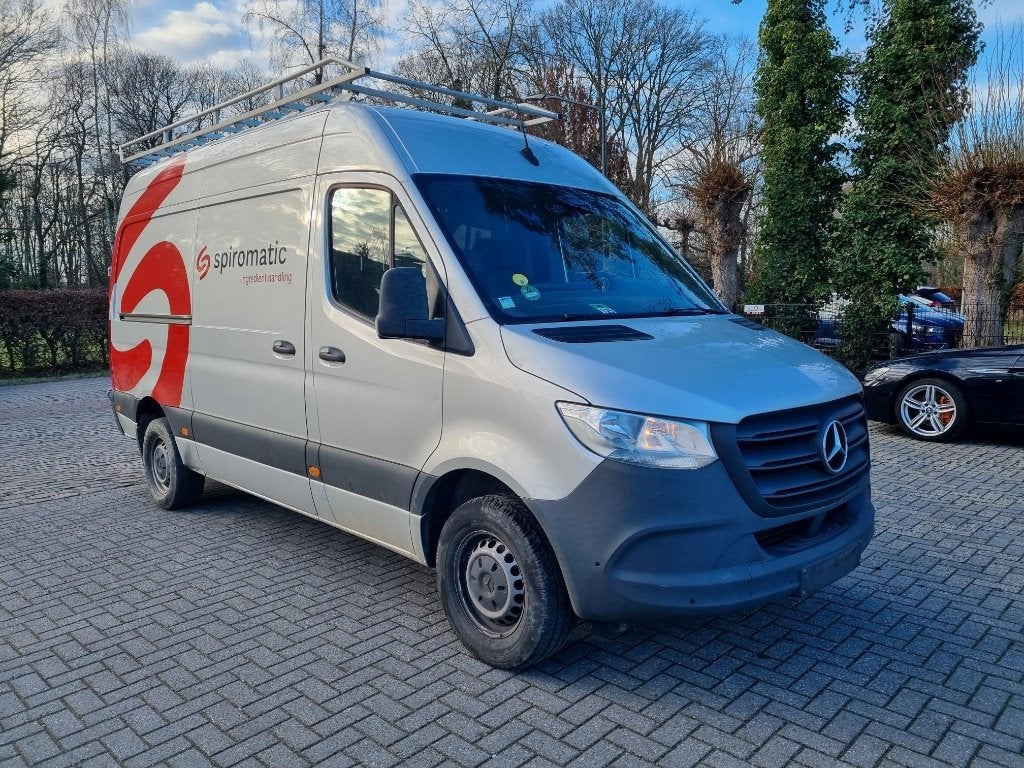 Mercedes Sprinter 317 CDI Mbux Navi L2 H2 2022, Auto's, Mercedes-Benz, 5 deurs, Particulier, Zilver of Grijs