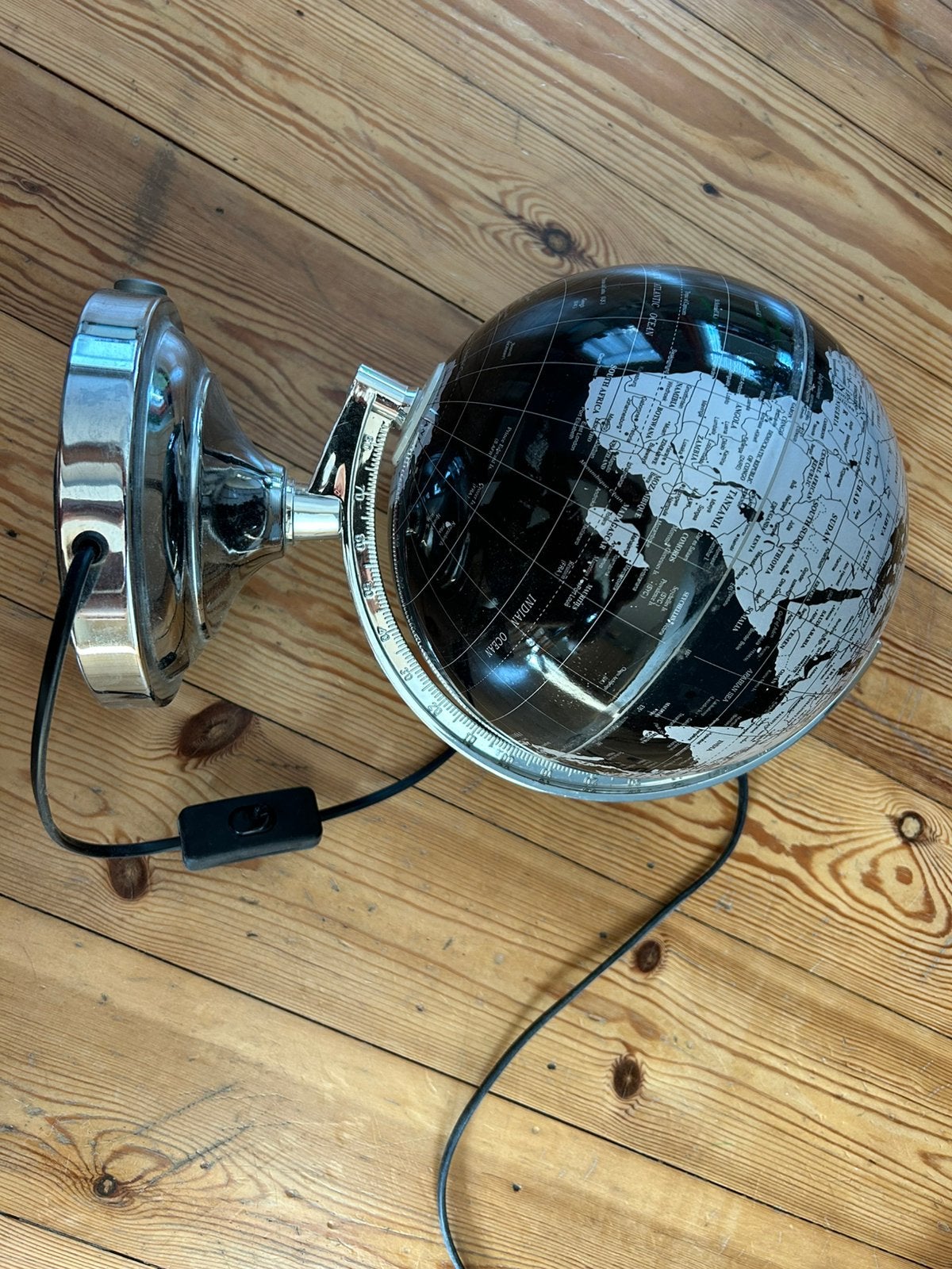 Globe terrestre, Maison & Meubles, Spot pour meuble, Synthétique, Utilisé, Source lumineuse incluse