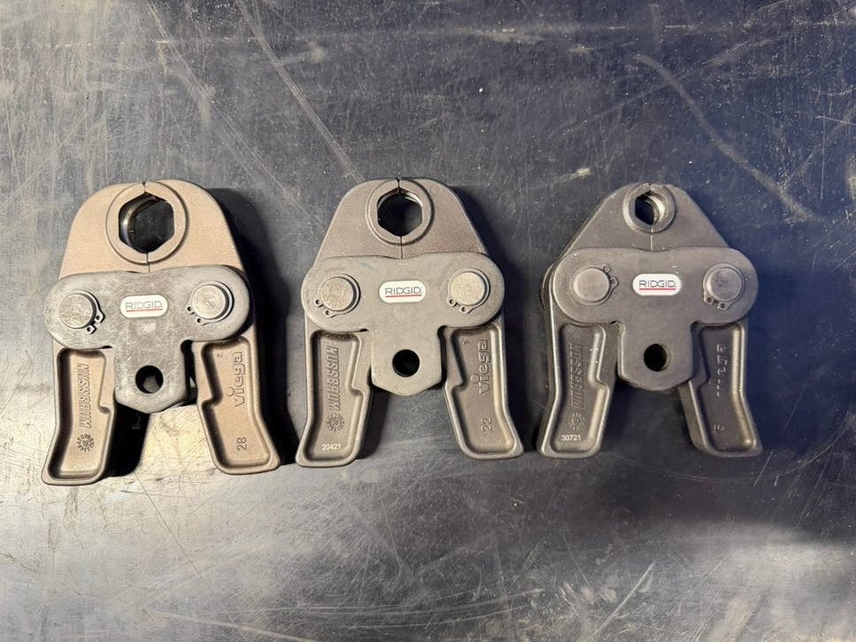 Ridgid/Viega persbekken 15,22,28 set, Enlèvement, Comme neuf