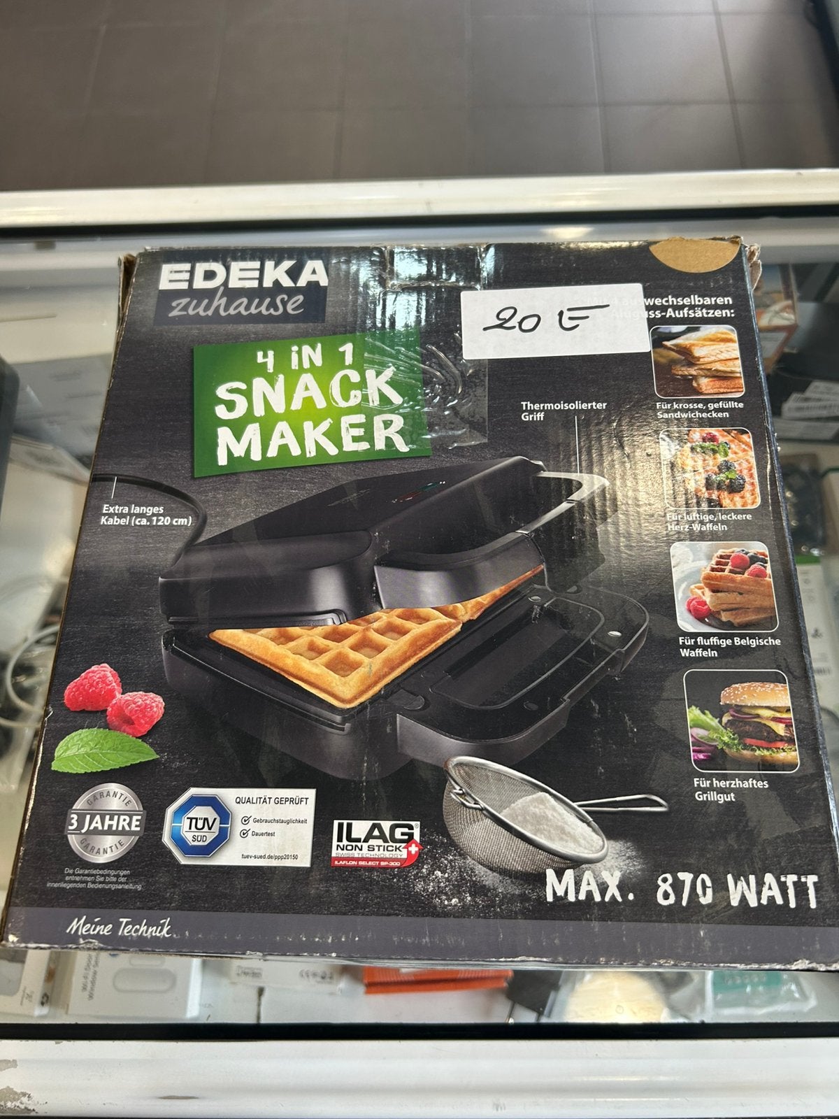 Wafelijzer, Elektronische apparatuur, Wafelijzers, Ophalen, Nieuw