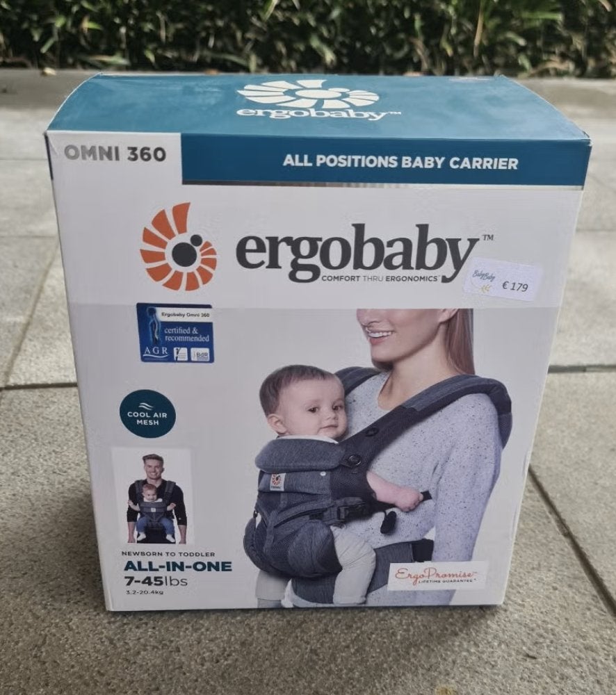 Porte-bébé Ergobaby Omni 360 Cool Air Mesh, Enlèvement ou Envoi, Comme neuf, Porte-bébé
