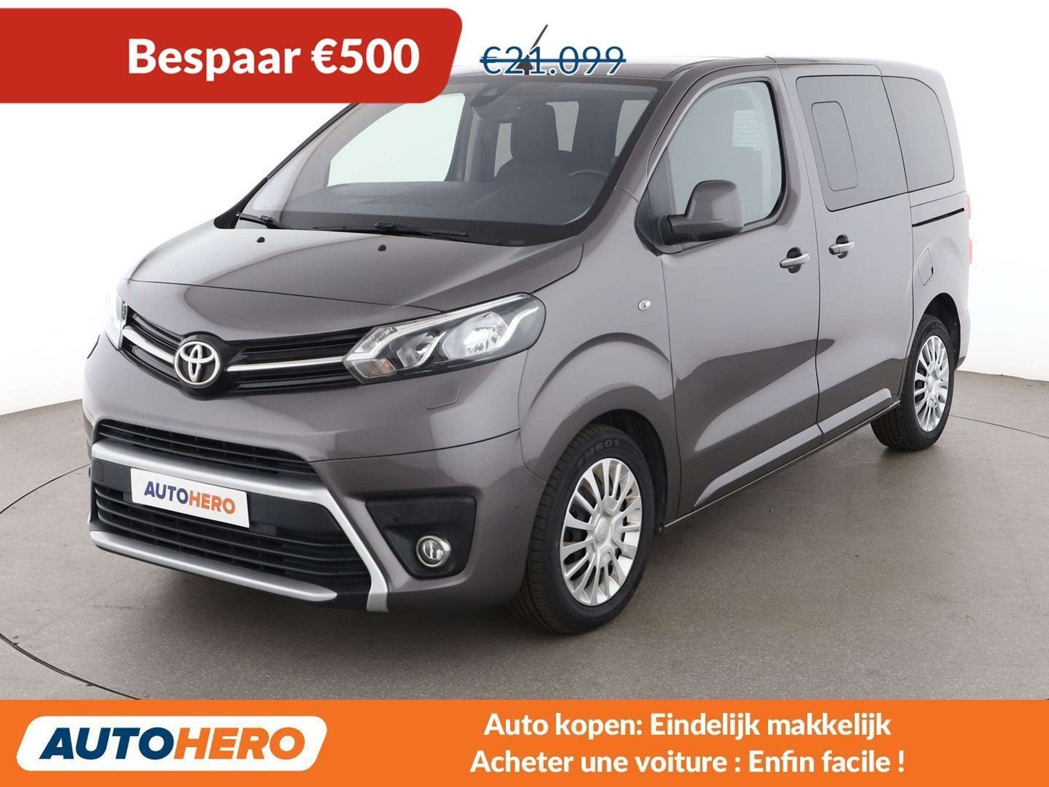 Toyota ProAce 1.5 D-4D L1 Dynamic, Autos, Argent ou Gris, Achat, ProAce, Boîte manuelle