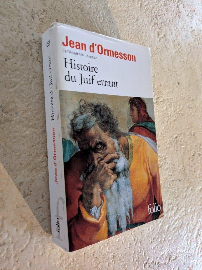 Histoire du Juif errant (Jean d'Ormesson)., Utilisé, Europe autre, Jean d'Ormesson., Envoi