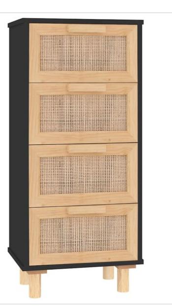 Commode, 3 ou 4 tiroirs, Enlèvement, Neuf, Pin
