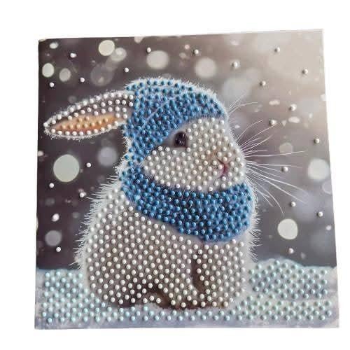 Wenskaart Kerst, Hobby en Vrije tijd, Kaarten | Zelfgemaakt, Nieuw, Kerst, Ophalen of Verzenden