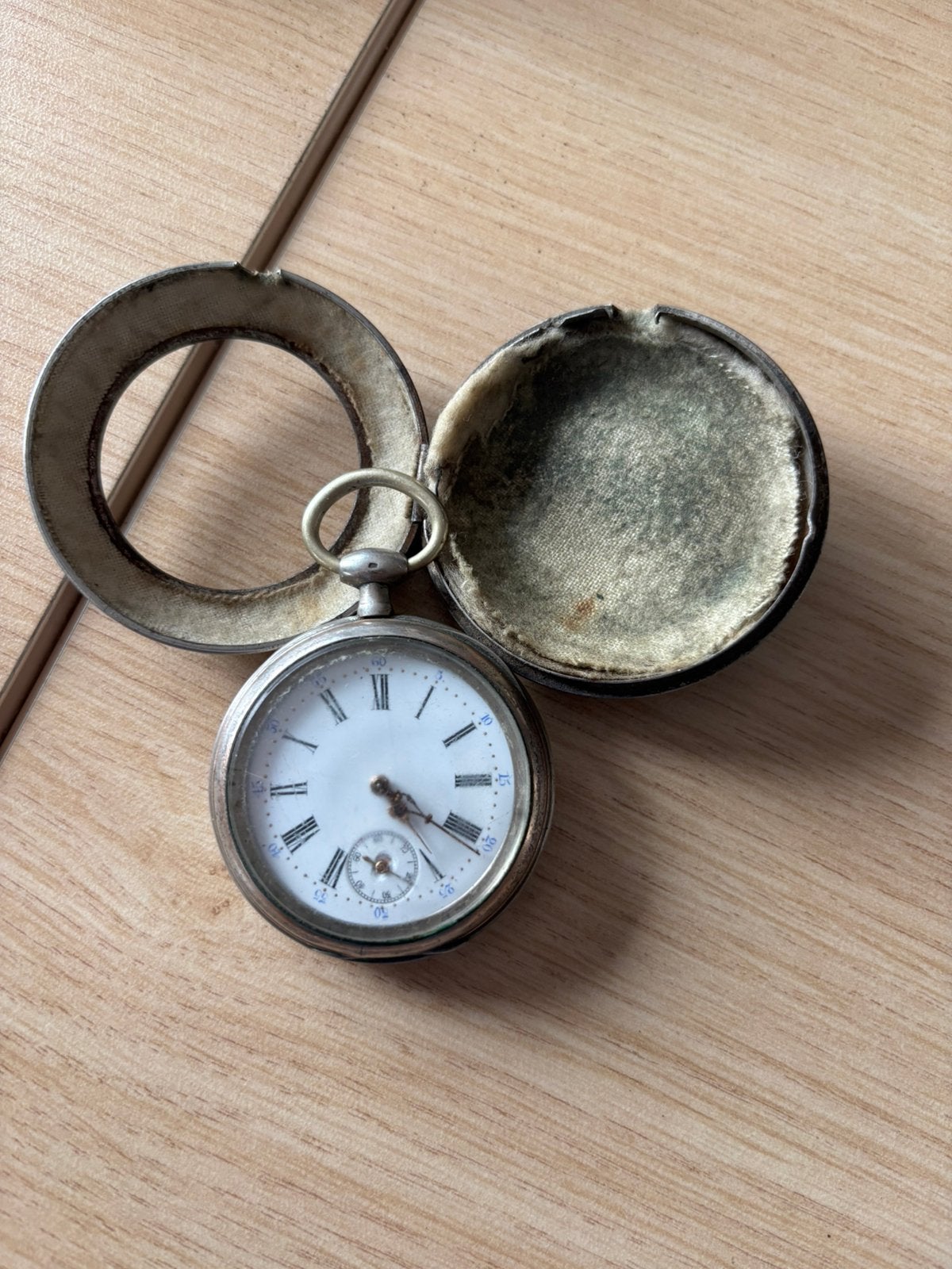 Montre à gousset pendentif Victoria, Enlèvement, Argent