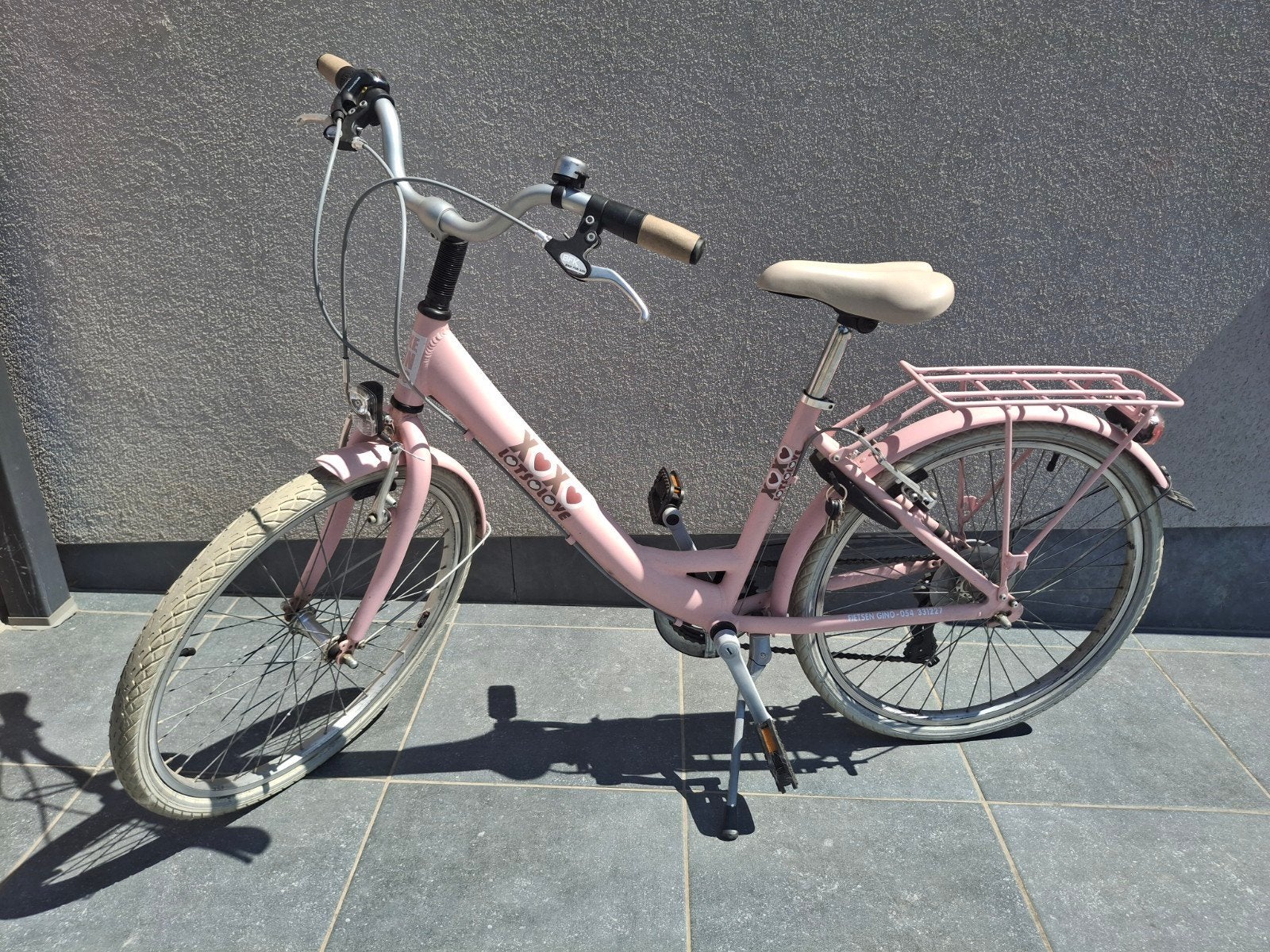 meisjesfiets zo goed als nieuw, Fietsen en Brommers, Ophalen, 24 inch
