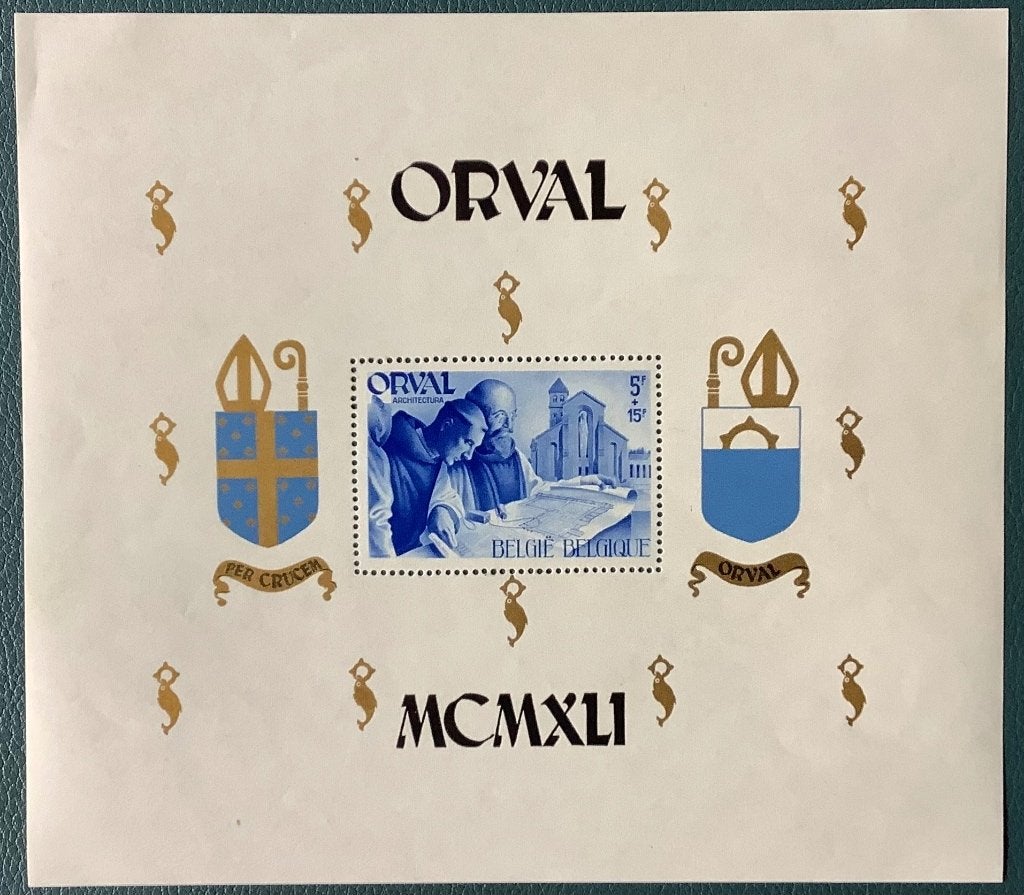 Blok 11. 1941. Postfris. Grote Orval. OBP: 25,00 euro, Sans timbre, Neuf, Non oblitéré, Gomme originale