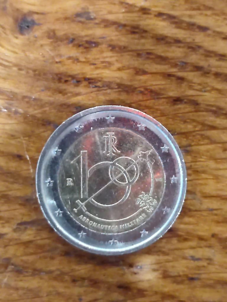 Pièce de 2€ 100 ans de l'armée de l'air Italienne 2023, Timbres & Monnaies, Enlèvement, Italie, 2 euros, Série