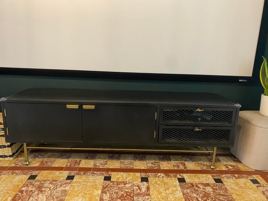 Tv meubel, Ophalen, 150 tot 200 cm, Zo goed als nieuw, Minder dan 100 cm