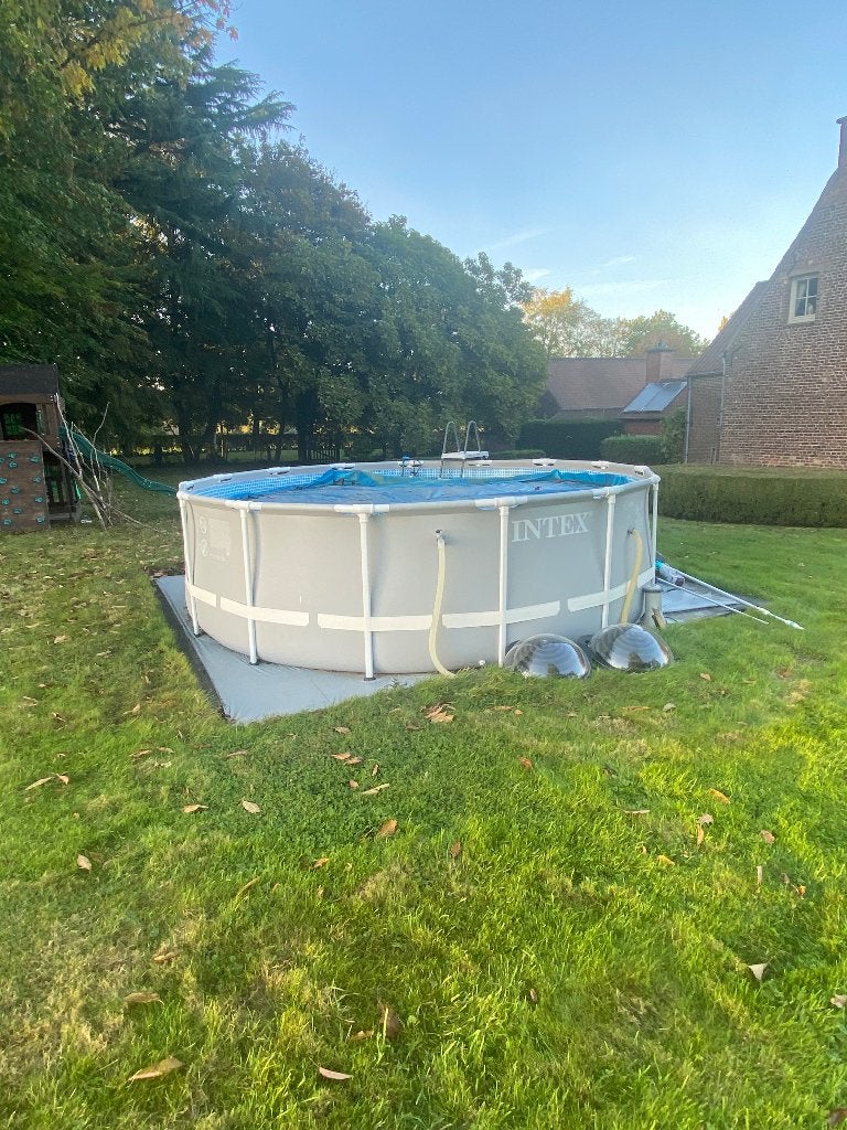 Zwembad Intex, Tuin en Terras, Ophalen, 80 tot 120 cm, Rond, Zo goed als nieuw