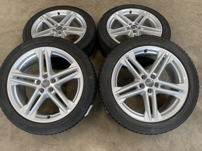 20 inch originele velgen + winterbanden Audi Q5 80A601025N, Auto-onderdelen, Gebruikt, -, -, Banden en Velgen