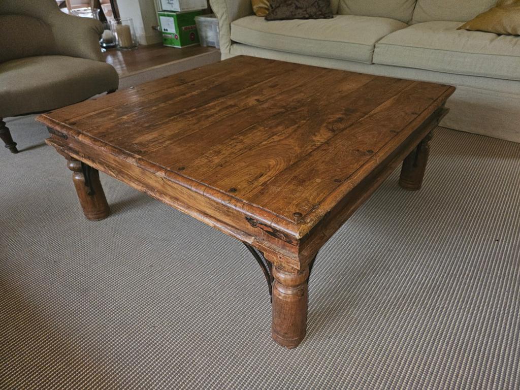 Chique houten salontafel, Antiek en Kunst, Ophalen
