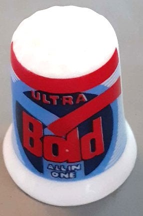 dés a coudre de collection publicitaire ultra bold (19), Collections, Dés à coudre, Enlèvement ou Envoi, Comme neuf, Porcelaine
