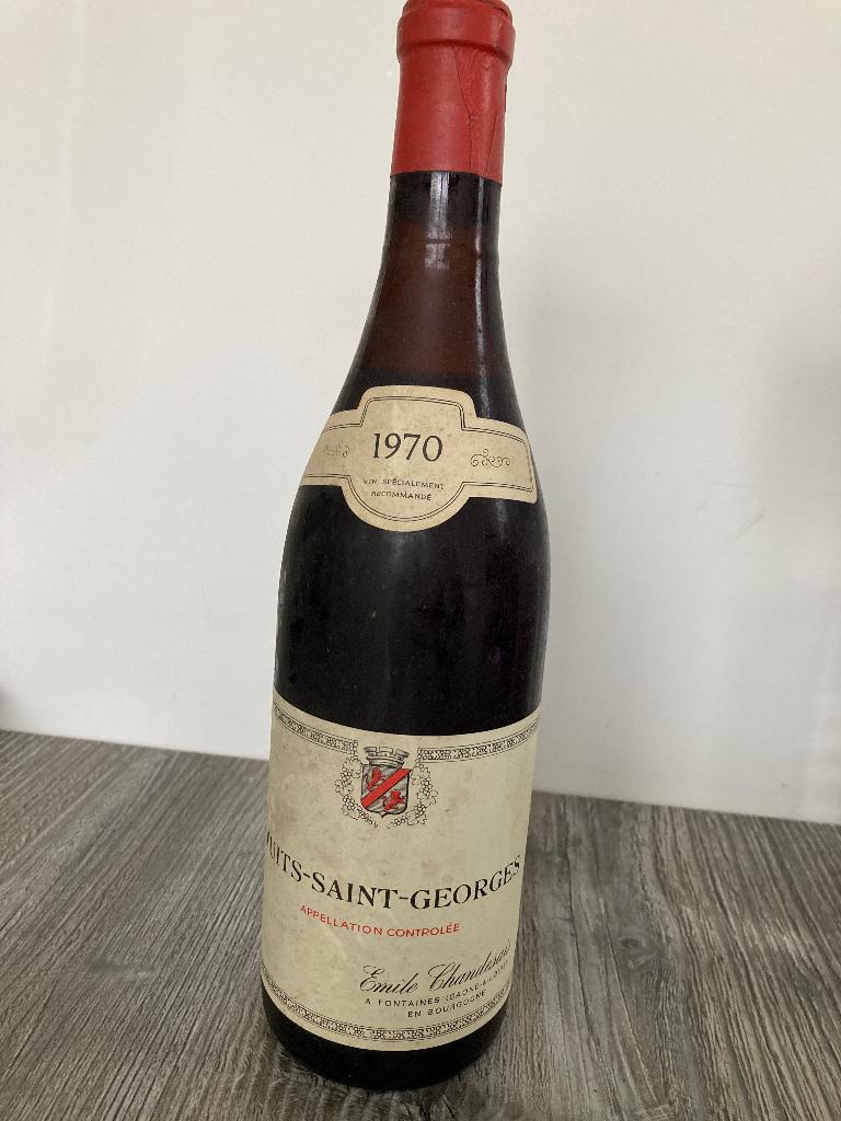 Vintage wijn Nuit-saint-Georges 1970, Pleine, Comme neuf, Enlèvement, Vin rouge