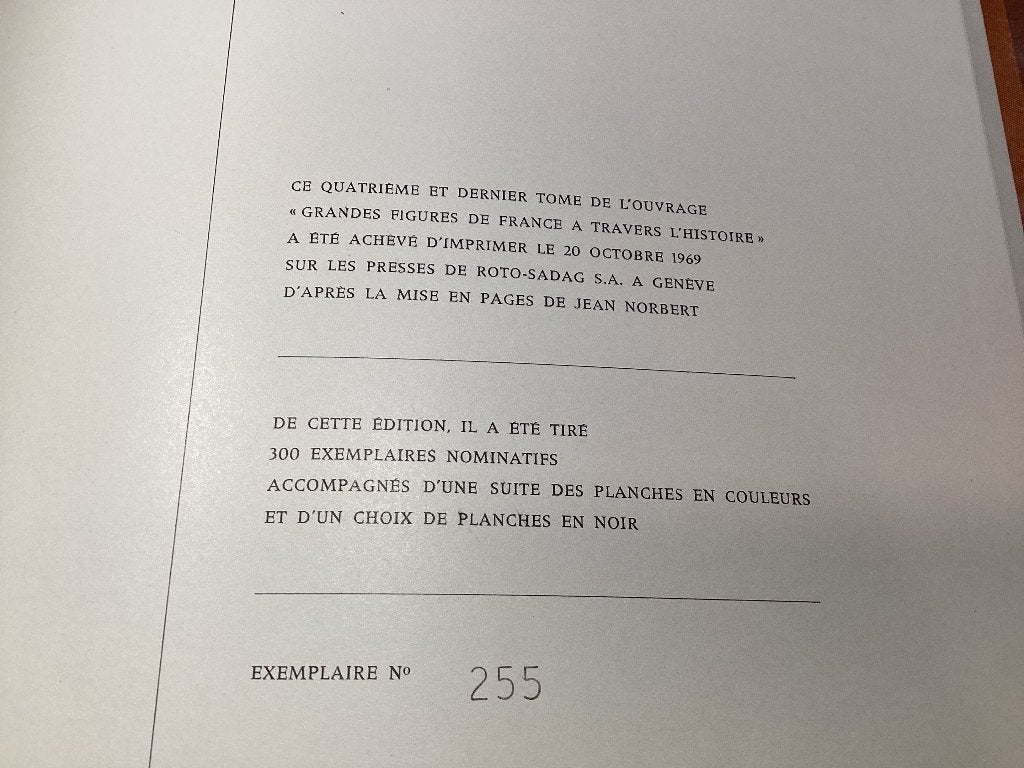 Ouvrages Grandes Figures de France. 023/A., Livres, Enlèvement