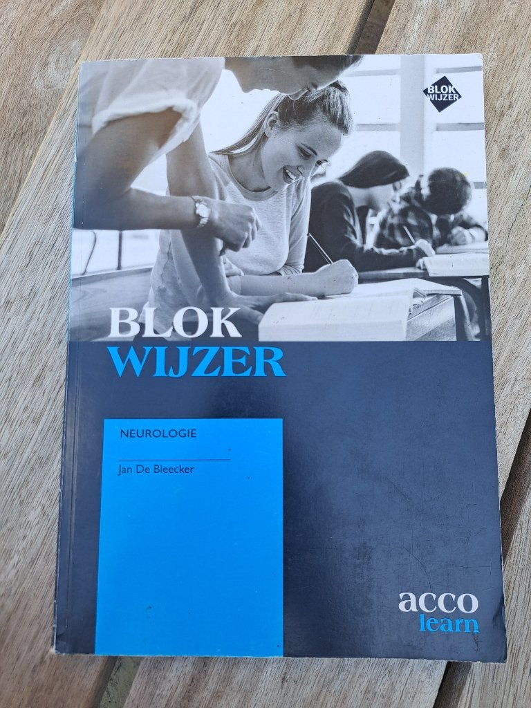 Blokwijzer Neurologie - UGent Revaki, Boeken, Ophalen, Gelezen, Hoger Onderwijs, Jan De Bleecker