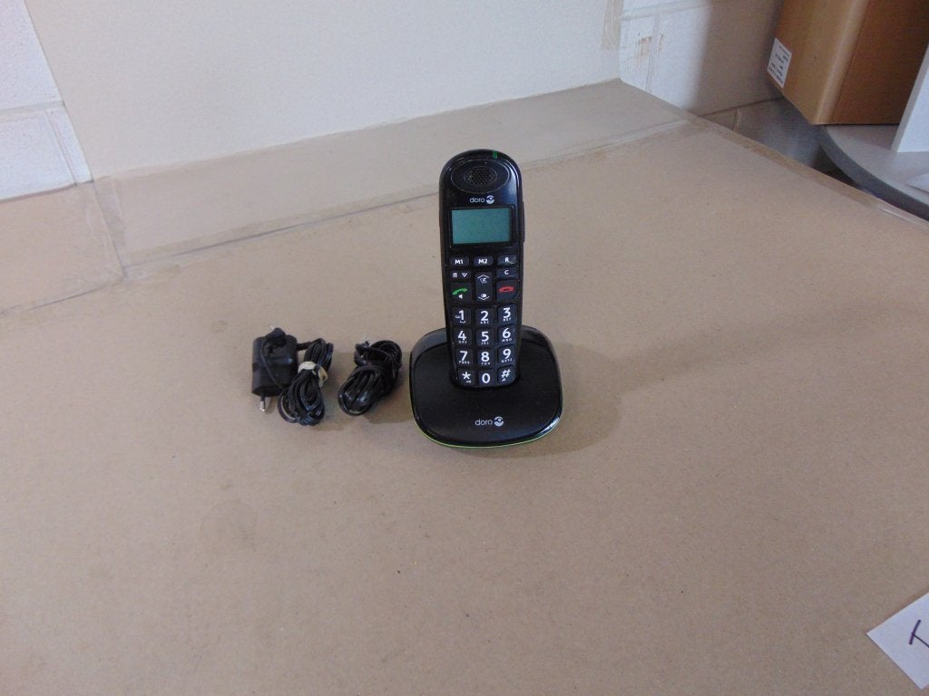 Doro PhoneEasy 100w Black Dect Telefoon, Telecommunicatie, Ophalen of Verzenden, Niet ingevuld, Niet ingevuld, Niet ingevuld