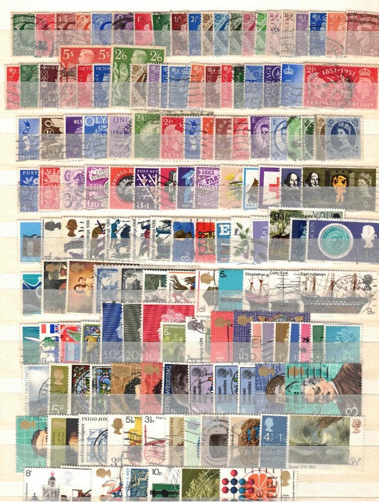 postzegels belgie varia engeland zeer mooi, Postzegels en Munten, Ophalen of Verzenden, Gestempeld, Niet gestempeld