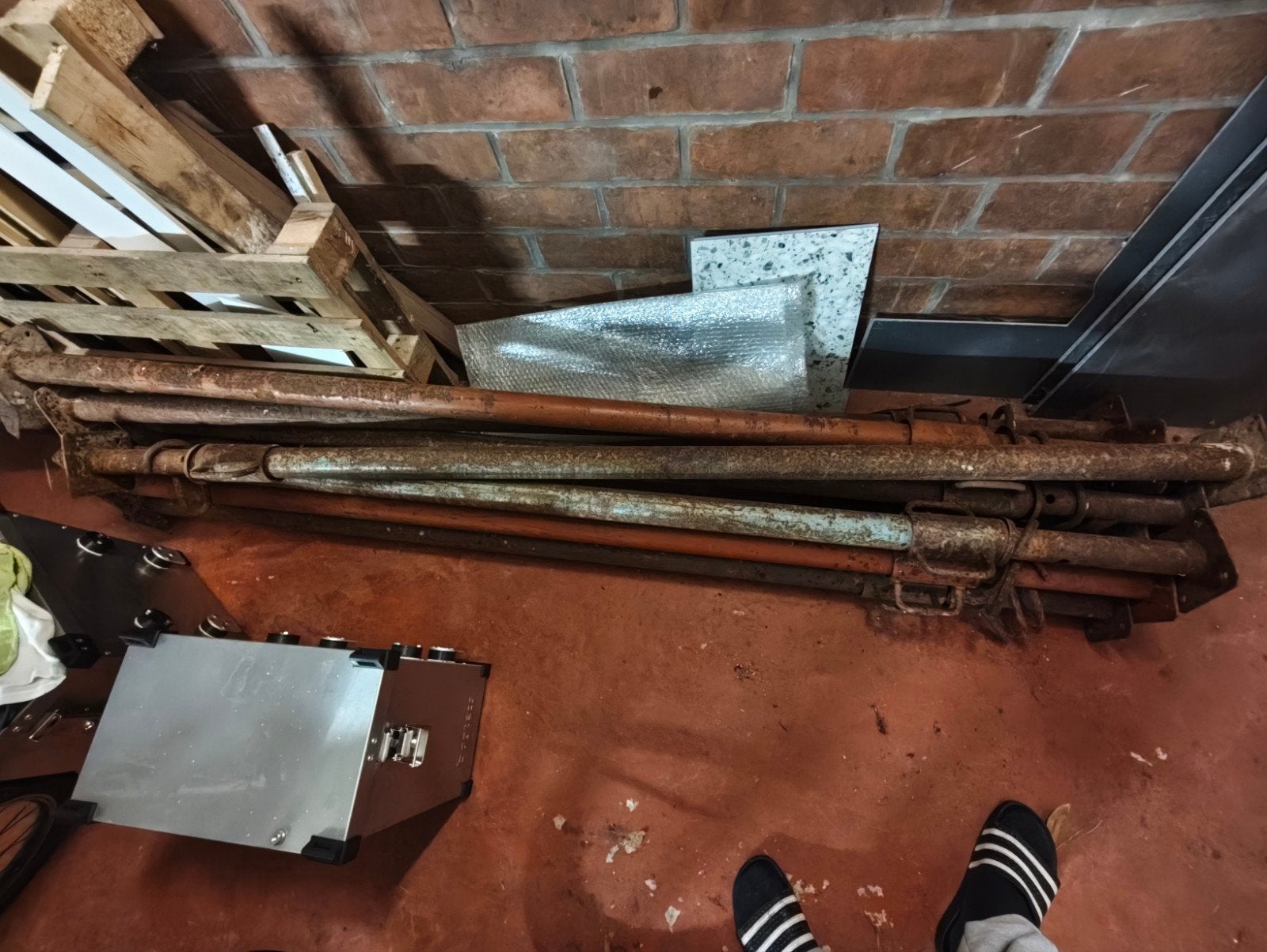 Stip schoor stut 2m 3,5m 8 stuks, Doe-het-zelf en Bouw, Ophalen