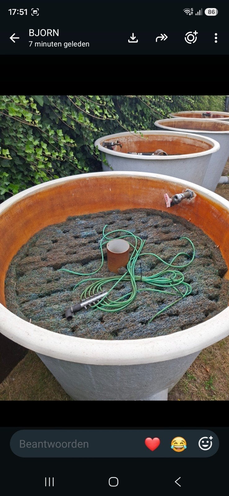 9 filter potten voor vijver, Tuin en Terras, Ophalen