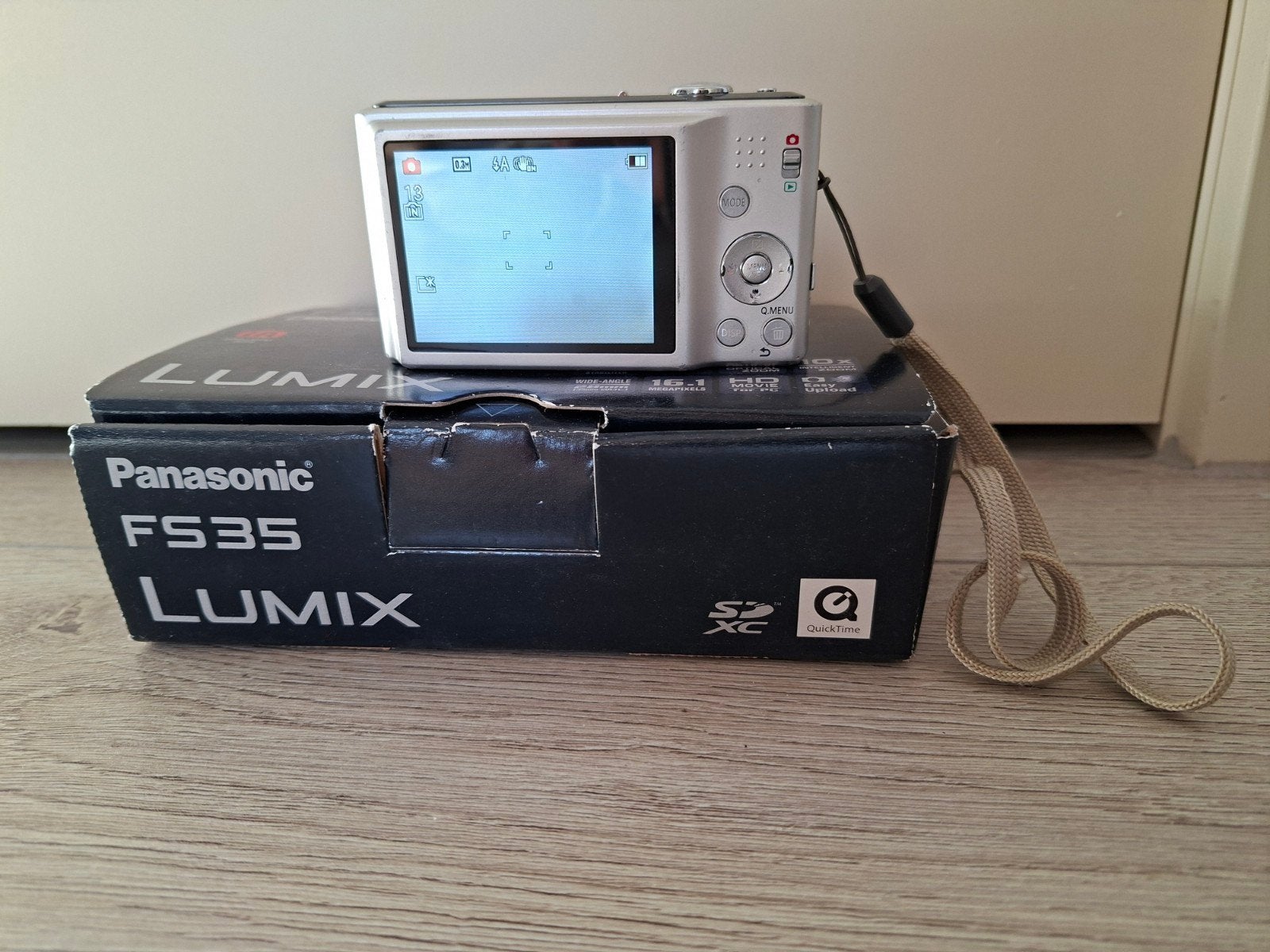 Digitale compactcamera Panasonic Lumix, Panasonic, Beeldstabilisatie, 16 megapixels, Accu