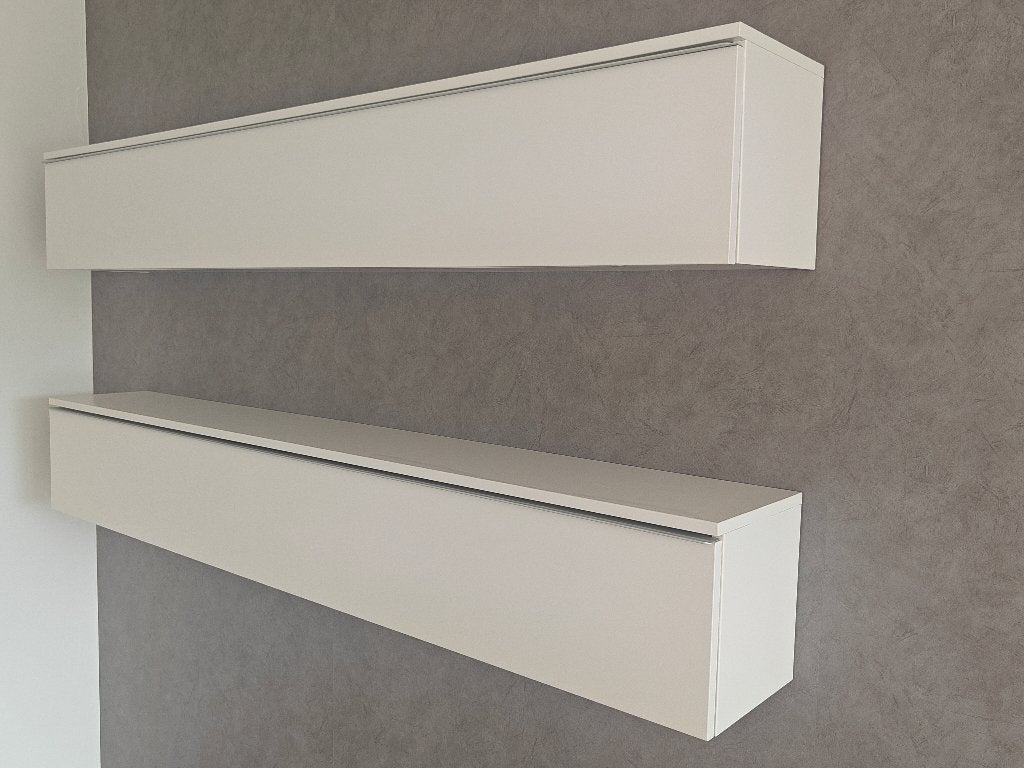 Besta wandkasten, Ophalen, Gebruikt, Met klep(pen), 150 tot 200 cm
