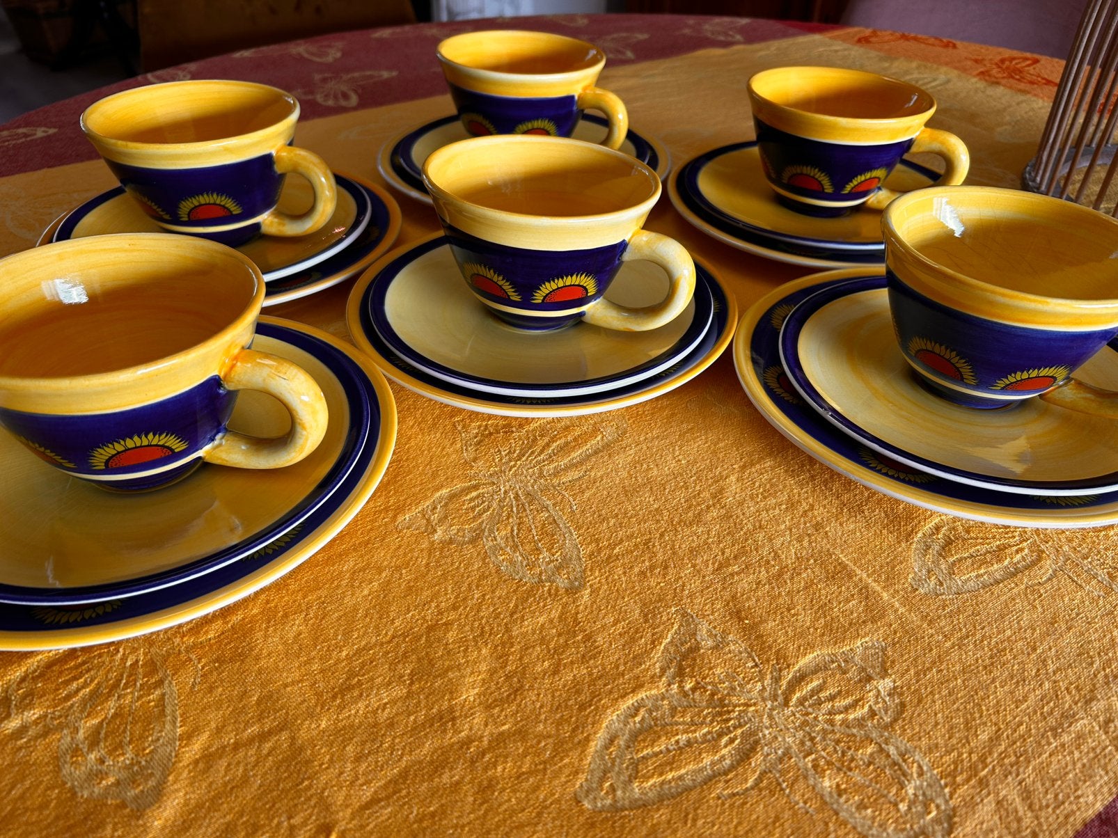 Service de 18 pièces de style provençal, Enlèvement ou Envoi, Comme neuf, Autres styles, Service complet
