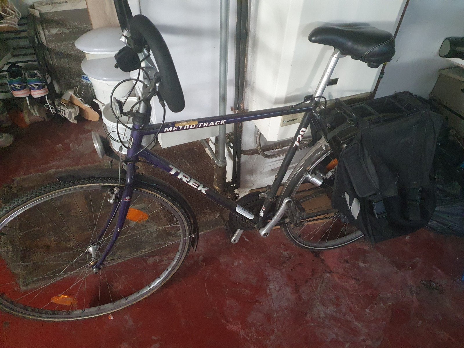 Herenfiets van Trek,volledig in orde., Autres marques, Vitesses, Frein sur jante, 49 à 53 cm