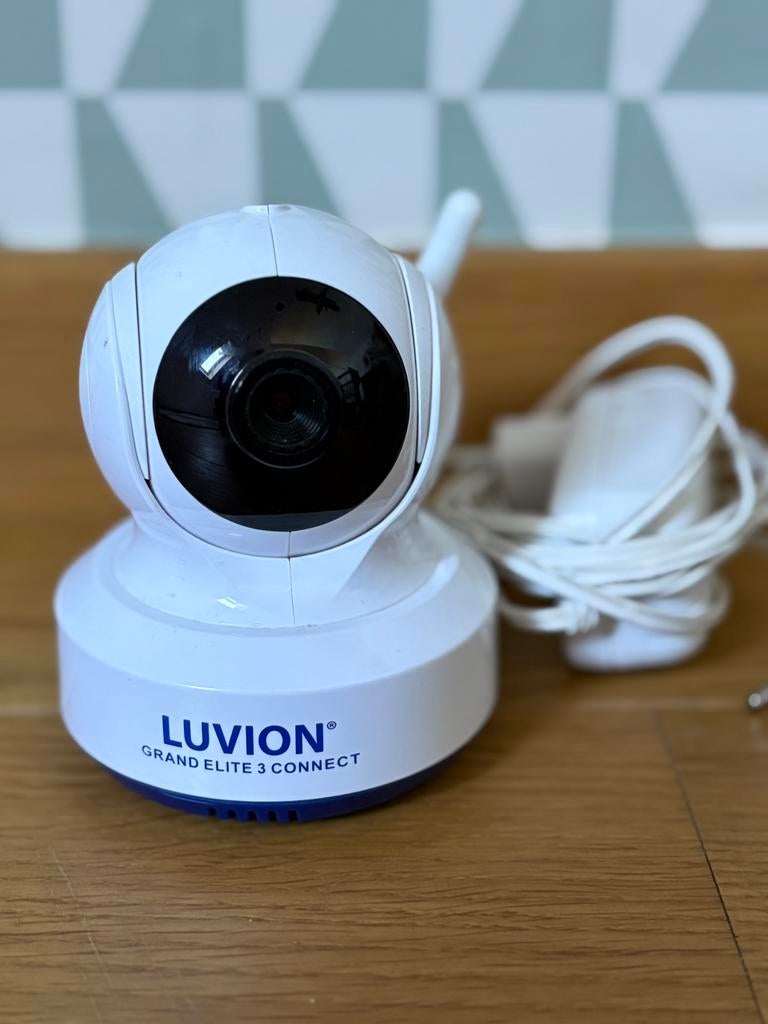 Luvion Grand Elite 3 connect, Kinderen en Baby's, Babyfoons, Ophalen, Zo goed als nieuw, Camera