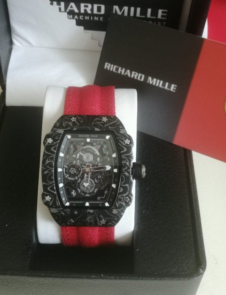 Richard MillerRafael Nadal Carbon TPT Heren horloge, Overige merken, Overige materialen, Polshorloge, Overige materialen